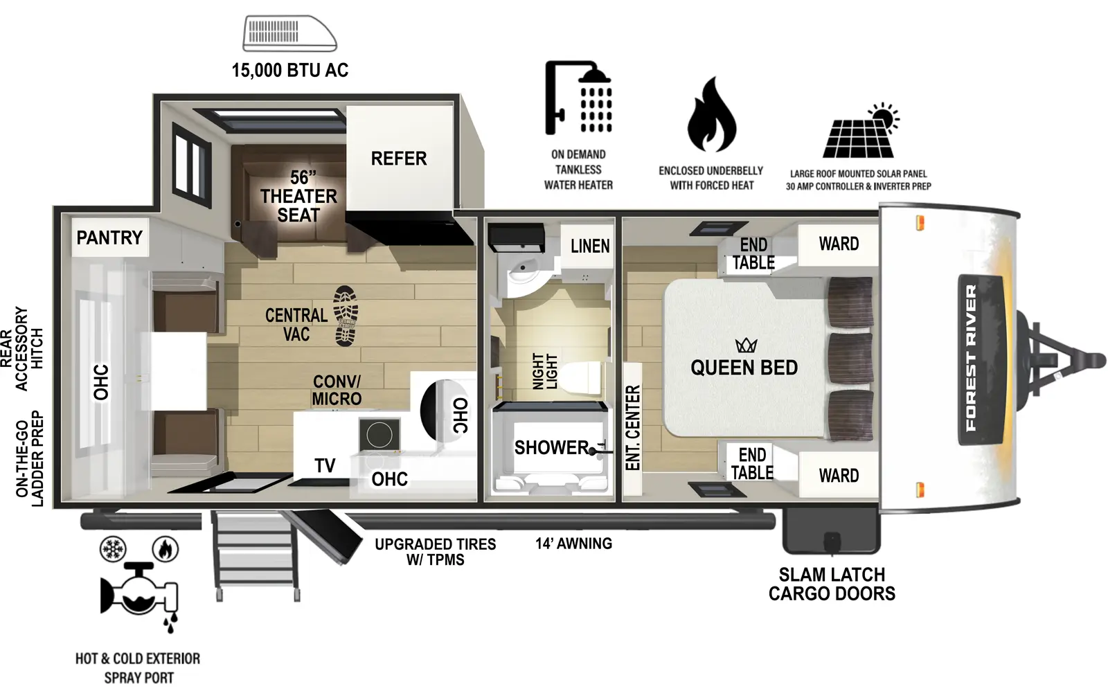 R Pod West Coast RP-198 Floorplan